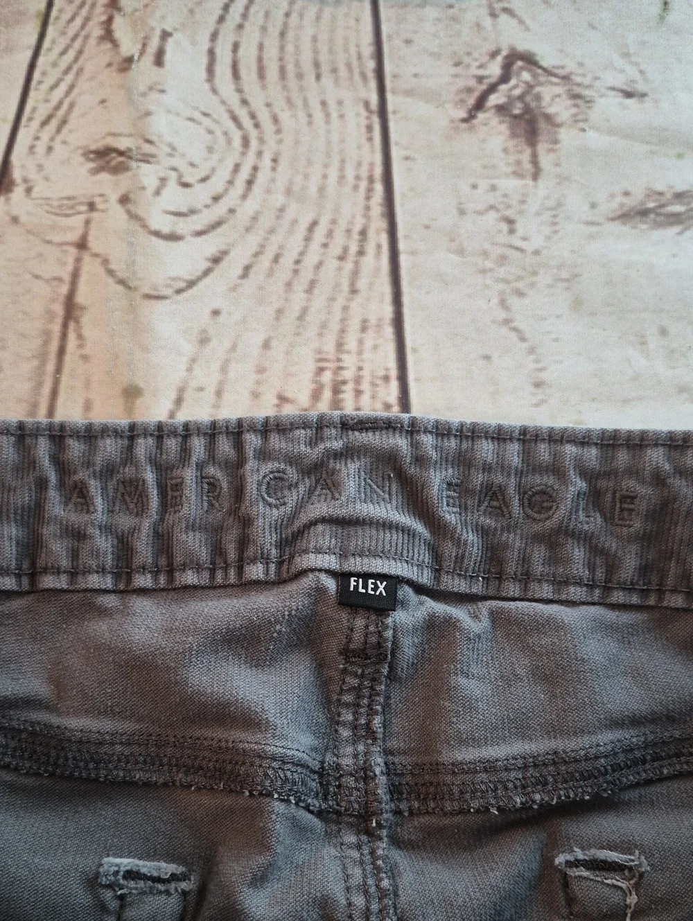 American Eagle Flex Corduroy Pants Gray Size 36x34
